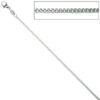 Panzerkette 925 Sterling Silber 2 mm 45 cm Halskette Kette Silberkette Karabiner – Bild 4