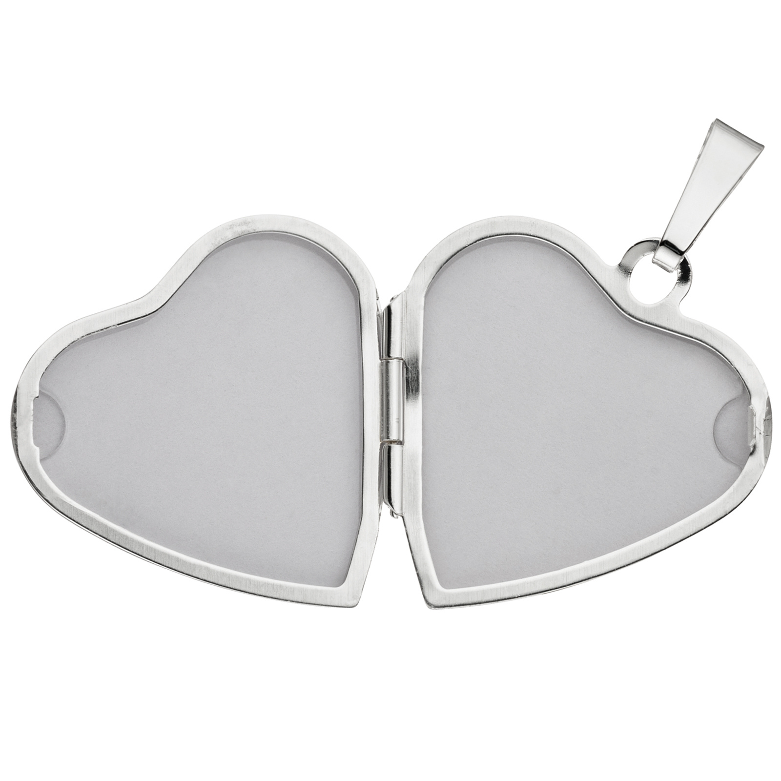 Kette Silber 925 Fotos für Herz Medaillon – Anhänger 50 2 cm Öffnen mit zum
