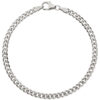 Panzerarmband 925 Sterling Silber 19 cm Armband Silberarmband Karabiner – Bild 2