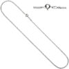 Panzerkette 925 Sterling Silber 2 mm 42 cm Halskette Kette Silberkette Federring