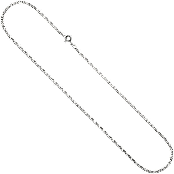 Panzerkette 925 Sterling Silber 2 mm 42 cm Halskette Kette Silberkette Federring – Bild 2