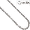 Halskette Kette 925 Sterling Silber 50 cm Silberkette Karabiner – Bild 2