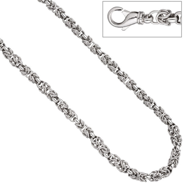 Halskette Kette 925 Sterling Silber 50 cm Silberkette Karabiner – Bild 2