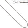Fuchsschwanzkette 925 Silber 2,5 mm 45 cm Kette Halskette Silberkette Karabiner – Bild 3