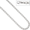 Lang-Panzerkette 925 Sterling Silber 7,3 mm 45 cm Kette Halskette Silberkette – Bild 2
