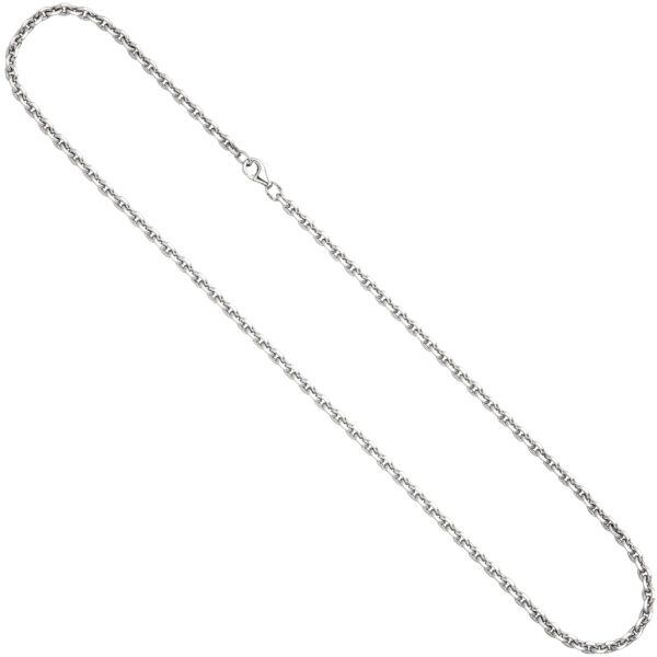 Ankerkette 925 Silber diamantiert 3,9 mm 55 cm Kette Halskette Silberkette – Bild 2