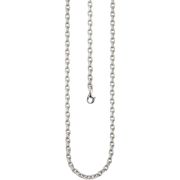 Ankerkette 925 Silber diamantiert 3,9 mm 55 cm Kette Halskette Silberkette – Bild 3
