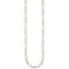 Figarokette 925 Silber diamantiert 60 cm Kette Halskette Silberkette Karabiner – Bild 4