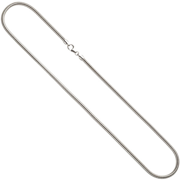Schlangenkette 925 Sterling Silber 2,9 mm 50 cm Kette Halskette Silberkette – Bild 2