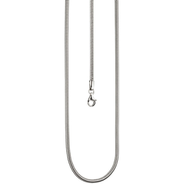 Schlangenkette 925 Sterling Silber 2,9 mm 50 cm Kette Halskette Silberkette – Bild 3