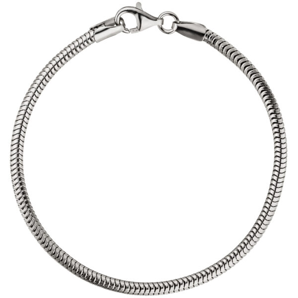Schlangenarmband 925 Sterling Silber 19 cm Armband Silberarmband – Bild 2