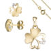 Schmuck-Set Kleeblatt 333 Gold ...