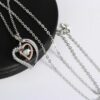 ❤️ Anhänger Halskette 925 Silber Herz-Kette Rosegold Damen Valentins-Geschenke – Bild 8