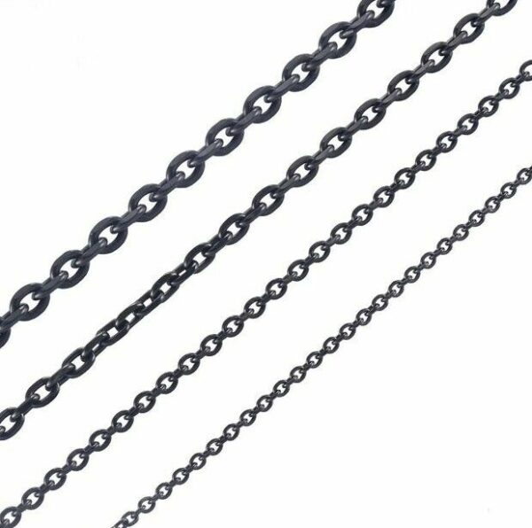 Ankerkette Armband Edelstahl Massiv 10-100 Halskette Damen Herren Geschenkbeutel – Bild 13
