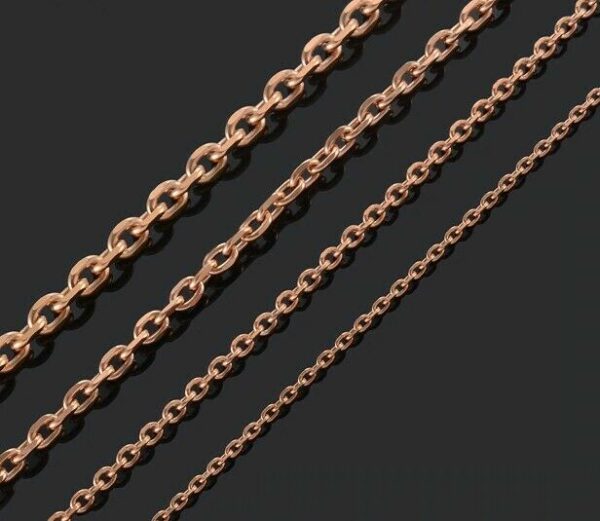 Ankerkette Armband Edelstahl Massiv 10-100 Halskette Damen Herren Geschenkbeutel – Bild 10