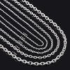 Ankerkette Armband Edelstahl Massiv 10-100 Halskette Damen Herren Geschenkbeutel – Bild 14