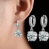 Edle Ohrringe Ohrstecker Ohrhänger Clip 925 Silber Zirkonia Valentins-Geschenke – Bild 11