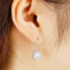 Edle Ohrringe Ohrstecker Ohrhänger Clip 925 Silber Zirkonia Valentins-Geschenke – Bild 10