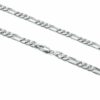 Figarokette Armband Massiv 925 Silber Halskette Herren Damen-Kette 19cm - 60 cm – Bild 5