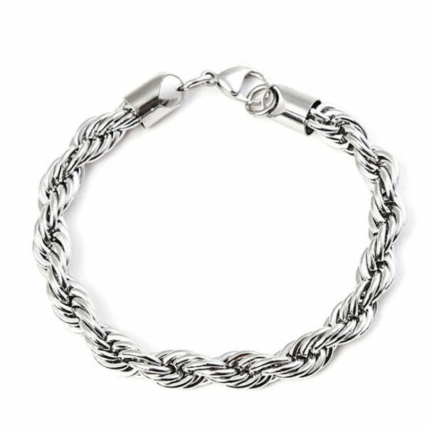 Kordelkette Armband Edelstahl Silber Gold Schwarz für Anhänger Halskette Unisex – Bild 7