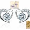 Edle Ohrringe Ohrstecker Ohrhänger Clip 925 Silber Zirkonia Valentins-Geschenke – Bild 20