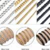 PANZERKETTE PANZERARMBAND Edelstahl Massiv XXL 10 -120 cm Halskette Herren Damen – Bild 6