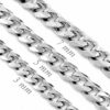 PANZERKETTE PANZERARMBAND Edelstahl Massiv XXL 10 -120 cm Halskette Herren Damen – Bild 7