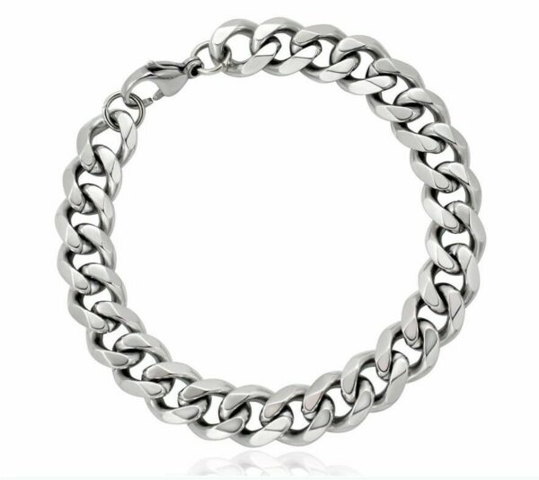 PANZERKETTE PANZERARMBAND Edelstahl Massiv XXL 10 -120 cm Halskette Herren Damen – Bild 9