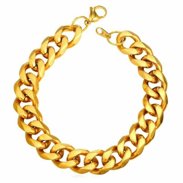 PANZERKETTE PANZERARMBAND Edelstahl Massiv XXL 10 -120 cm Halskette Herren Damen – Bild 16