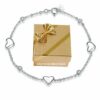 ❤️ Herz-Armband Blume Kleeblatt LOVE Infinity 925 Silber Frauen Geschenke ❤️ – Bild 12