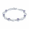❤️ Herz-Armband Blume Kleeblatt LOVE Infinity 925 Silber Frauen Geschenke ❤️ – Bild 3