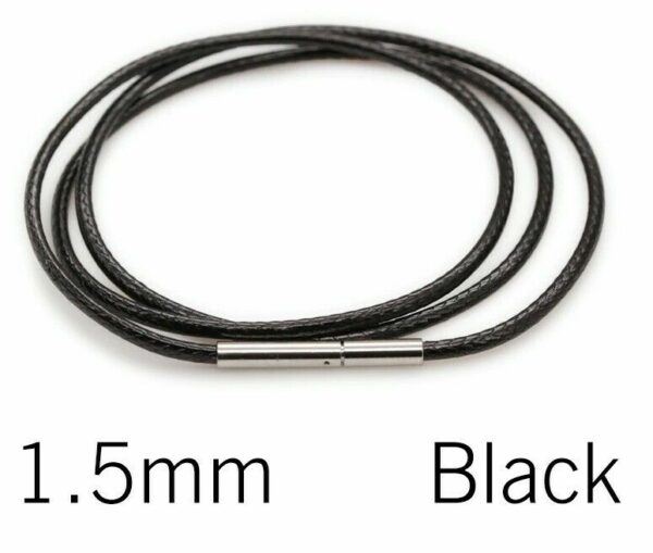 Leder Kette Edelstahl Drehverschluss Halskette 40 - 70 cm Schwarz Braun 1 - 3 mm – Bild 8