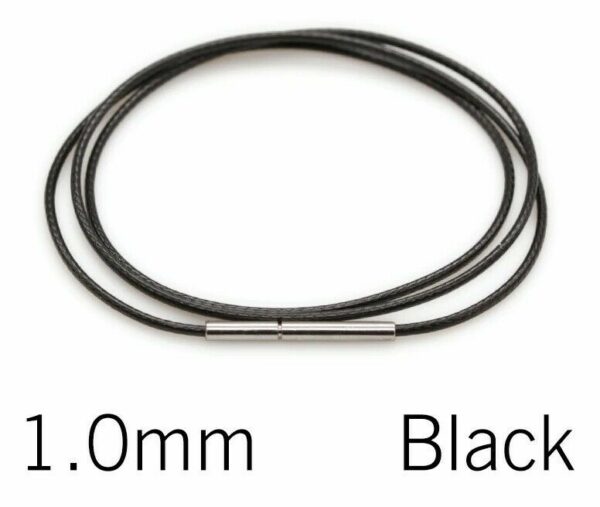 Leder Kette Edelstahl Drehverschluss Halskette 40 - 70 cm Schwarz Braun 1 - 3 mm – Bild 9