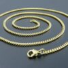 Panzerkette 2-3 Edelstahl Silber 35-120 cm Halskette Anhänger Kette Damen Herren – Bild 3