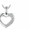 SET Herzkette + Armband + Ohrstecker 925 Silber Halskette Geschenke Damen Frauen – Bild 3
