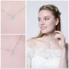 SET Herzkette + Armband + Ohrstecker 925 Silber Halskette Geschenke Damen Frauen – Bild 6