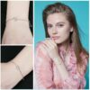 SET Herzkette + Armband + Ohrstecker 925 Silber Halskette Geschenke Damen Frauen – Bild 7