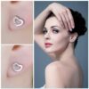 SET Herzkette + Armband + Ohrstecker 925 Silber Halskette Geschenke Damen Frauen – Bild 8