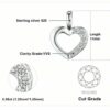SET Herzkette + Armband + Ohrstecker 925 Silber Halskette Geschenke Damen Frauen – Bild 9