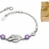❤️ Herz-Armband Blume Kleeblatt LOVE Infinity 925 Silber Frauen Geschenke ❤️ – Bild 21