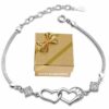 ❤️ Herz-Armband Blume Kleeblatt LOVE Infinity 925 Silber Frauen Geschenke ❤️ – Bild 24