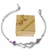 ❤️ Herz-Armband Blume Kleeblatt LOVE Infinity 925 Silber Frauen Geschenke ❤️ – Bild 23