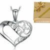 ❤️ Herz-Anhänger Halskette 925 Silber Herzkette Damen Valentinsgeschenke Frauen – Bild 8