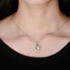 Herzkette Anhänger Halskette 925 Silber Damen-Kette Valentins-Geschenke Frauen – Bild 3