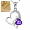 Herzkette Anhänger Halskette 925 Silber Damen-Kette Valentins-Geschenke Frauen – Bild 4