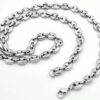 Steg Panzerarmband Bohnenarmband Edelstahl Schiffs-Ankerarmband Königs-Armband – Bild 5