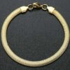 Edelstahl Armbänder Massiv Panzer Figaro Schlangen Königs-Armband Herren Damen – Bild 19