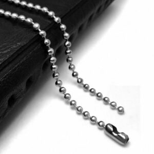 Kugelkette Edelstahl Ø 2-2,4 mm Halskette Anhänger 10 -120 cm Kette Damen Herren