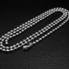 Kugelkette Edelstahl Ø 2-2,4 mm Halskette Anhänger 10 -120 cm Kette Damen Herren – Bild 7
