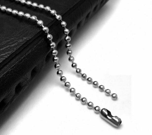 Kugelkette Edelstahl Ø 2-2,4 mm Halskette Anhänger 10 -120 cm Kette Damen Herren